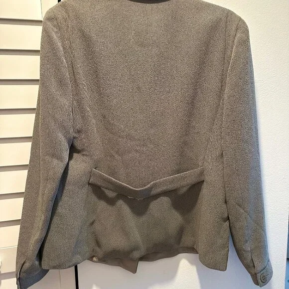 Vintage Armani Collezioni Gray Taupe Blazer Worn 1x Size EU 46 / US L